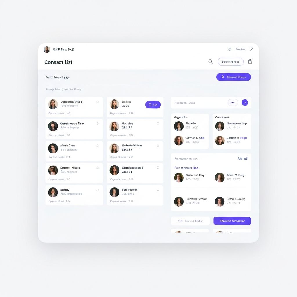 Paso 2: Gestionar y organizar contactos B2B en SmartLeading
